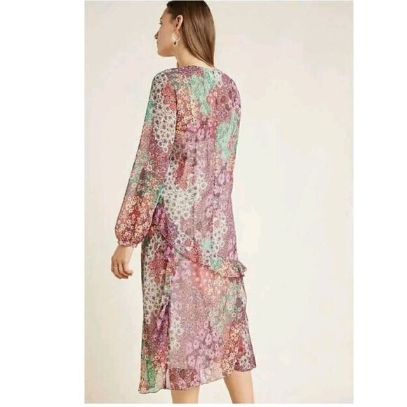Anthropologie Sirena Ruffled Tunic Dress by Maeve - Picture 4 of 7